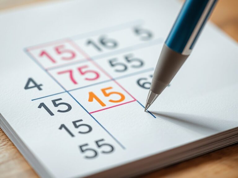 Assigning His Detailed Actions or Tasks with Each Number