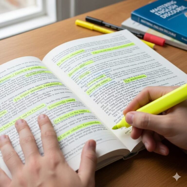 Talk Smarter: Transcription and Discourse Markers for ADHD Learners